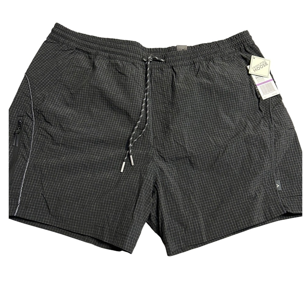 Cross Eyed Moose Cross Rivers Hybrid Poolside‎ Shorts XXL Pirate Black. NWT